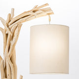 Modern Home Offset Driftwood Nautical Wooden Table Lamp