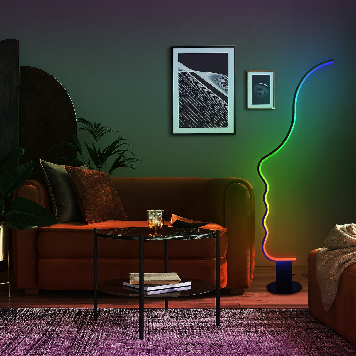 Modern Face LED Standing Floor Lamp