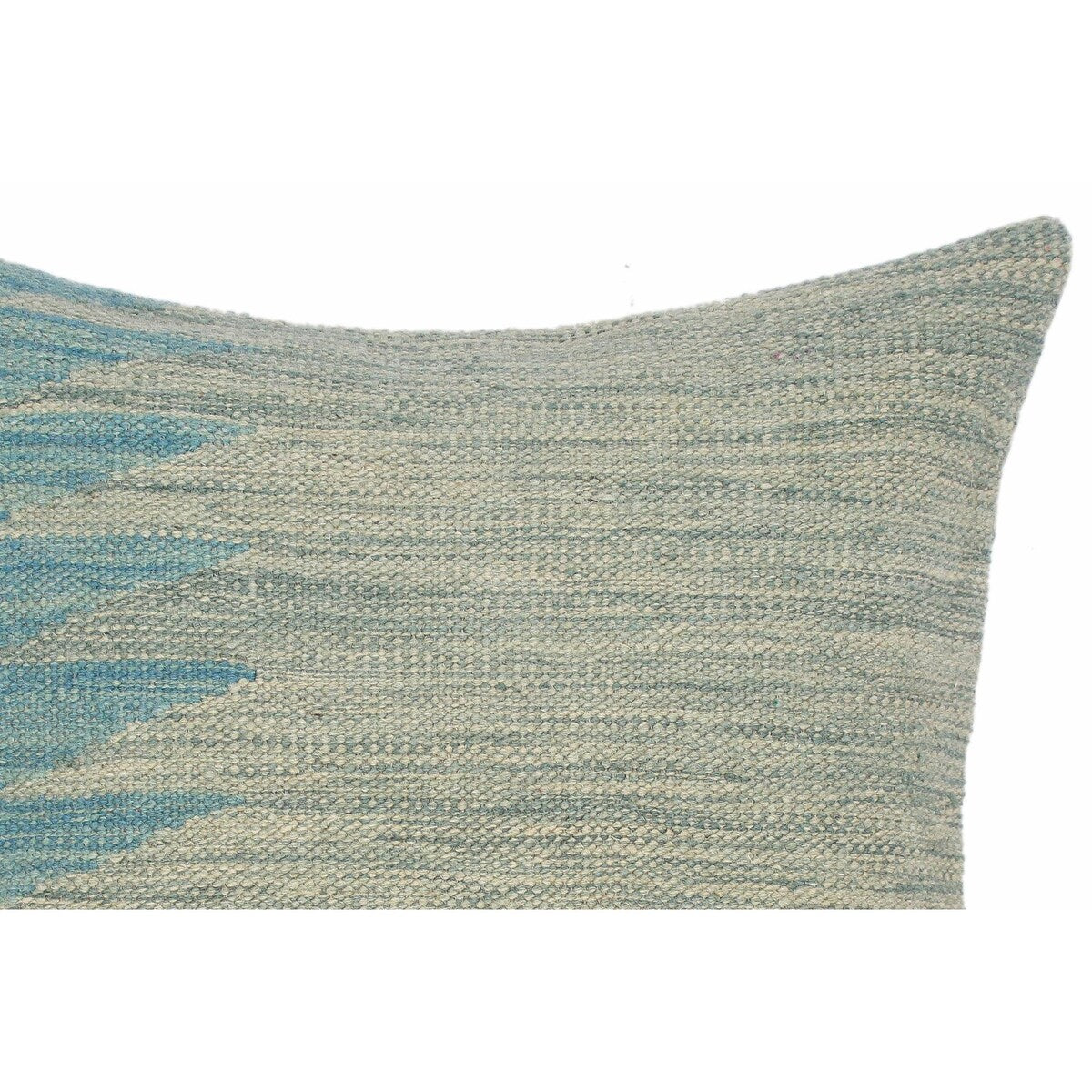 Modern Imogene Hand-Woven Turkish Kilim Pillow 18 in. x 18 in.