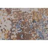 Modern Indian Abstract Area Rug Handmade Wool Carpet - 7'10"x 9'10"