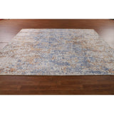 Modern Indian Abstract Area Rug Handmade Wool Carpet - 7'10"x 9'10"