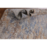 Modern Indian Abstract Area Rug Handmade Wool Carpet - 7'10"x 9'10"