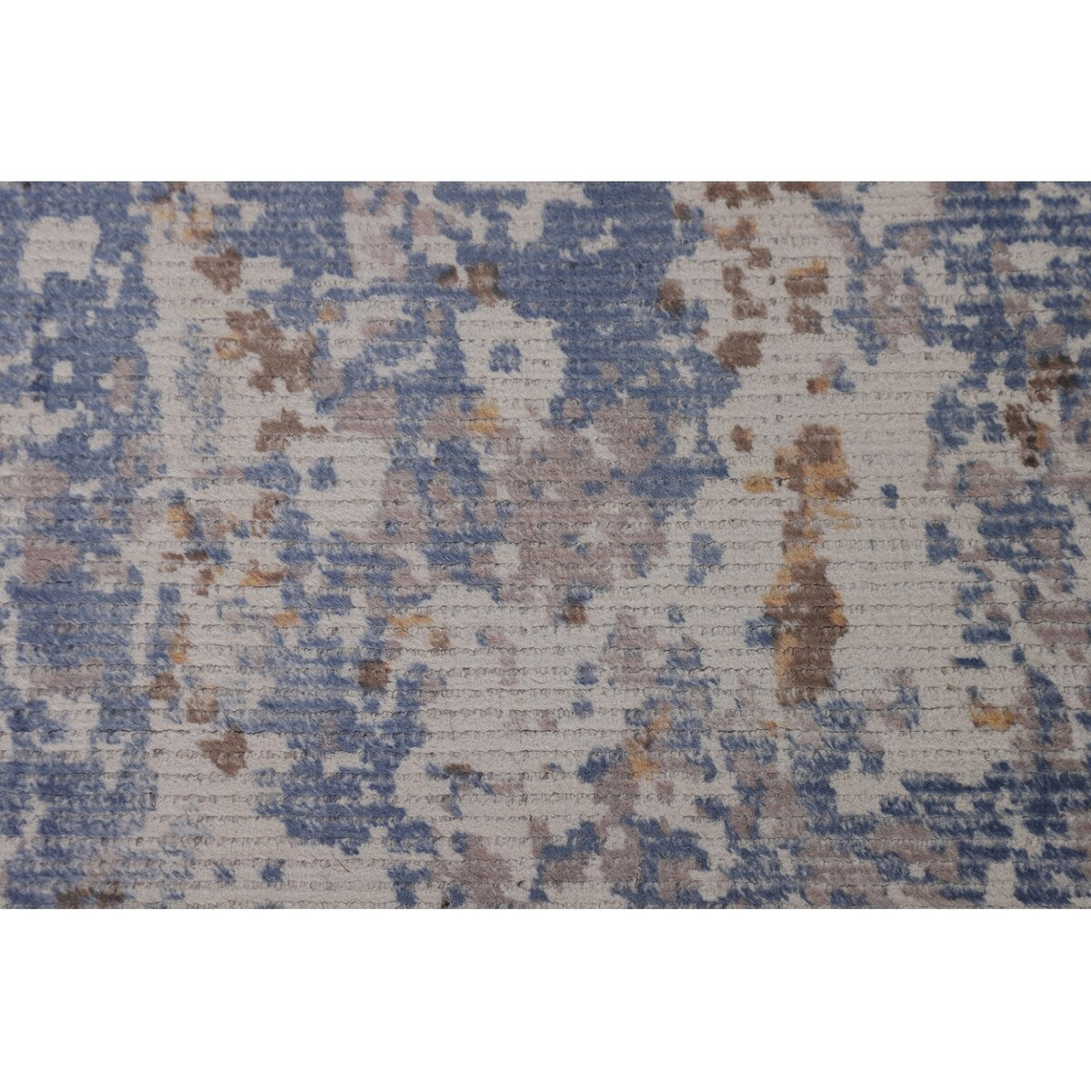 Modern Indian Abstract Area Rug Handmade Wool Carpet - 7'10"x 9'10"