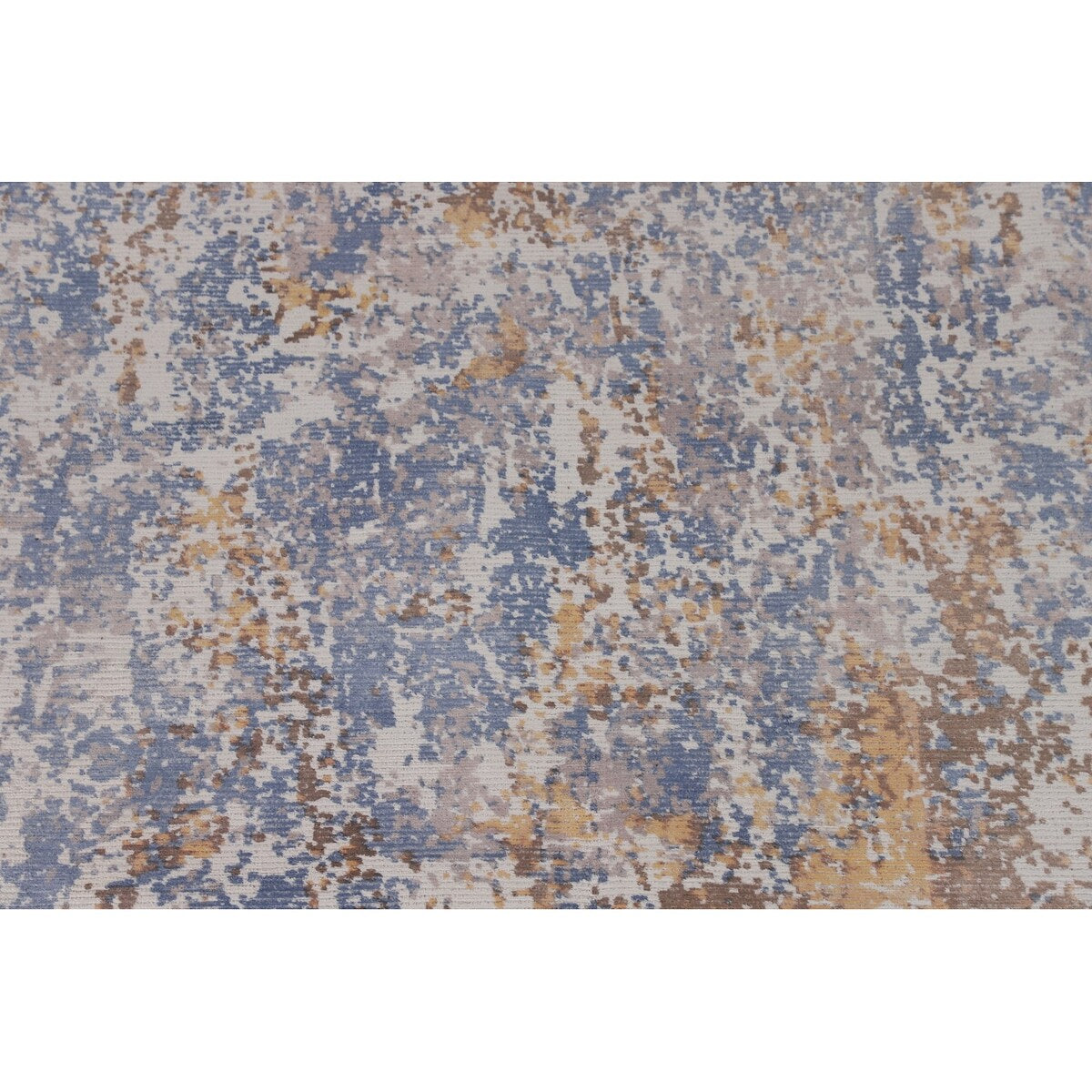 Modern Indian Abstract Area Rug Handmade Wool Carpet - 7'10"x 9'10"
