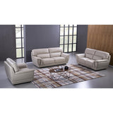 Modern Italian Leather Upholstered Sofa