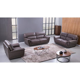Modern Italian Leather Upholstered Sofa