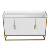 Modern Kitchen Buffet Storage Cabinet Cupboard Gloss with Metal Legs for living room Kitchen