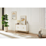 Modern Kitchen Buffet Storage Cabinet Cupboard Gloss with Metal Legs for living room Kitchen