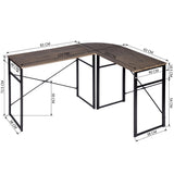 Modern L-Shape Office Desk(48x41x28inch)
