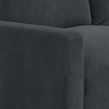 Modern L-shaped Sectional Sofa,w/Convertible Ottoman,Freely Combinable