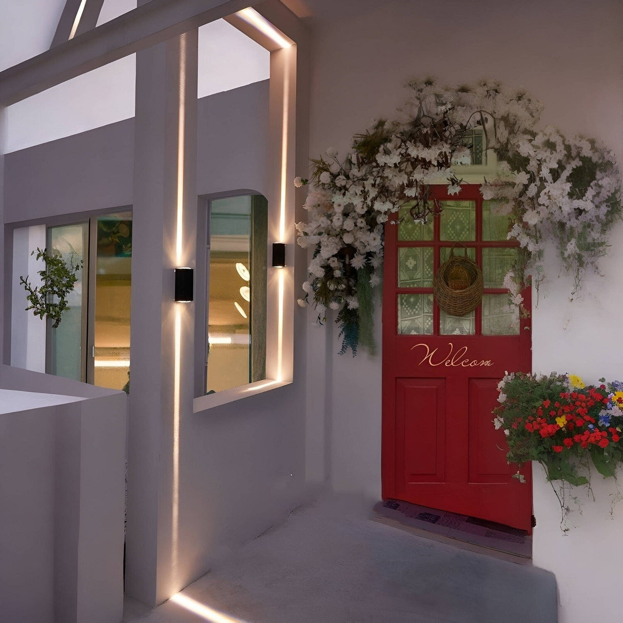 Modern LED Outdoor Beam Wall Sconce Porch Light