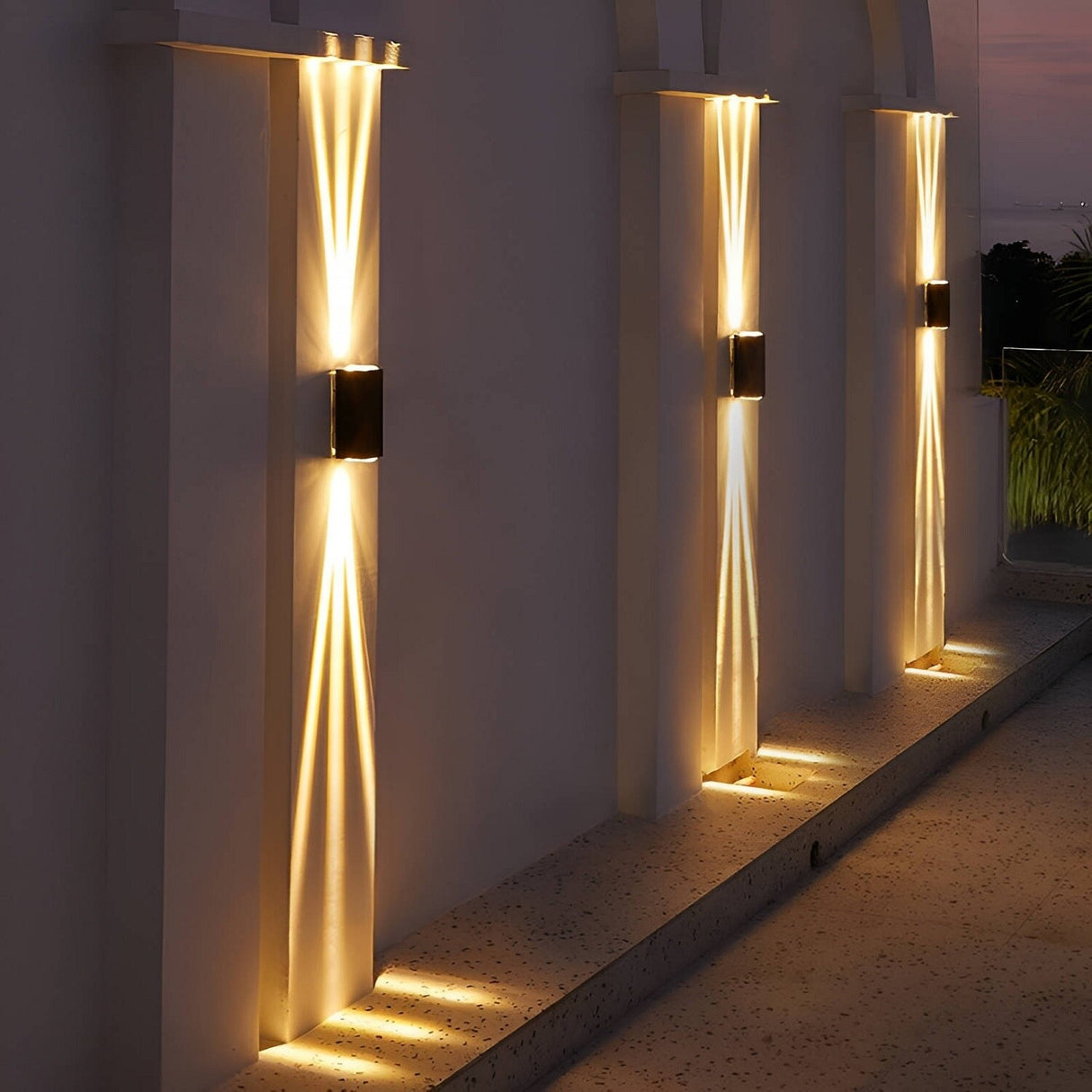 Modern LED Outdoor Beam Wall Sconce Porch Light