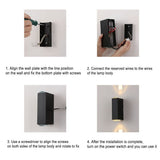 Modern LED Outdoor Beam Wall Sconce Porch Light