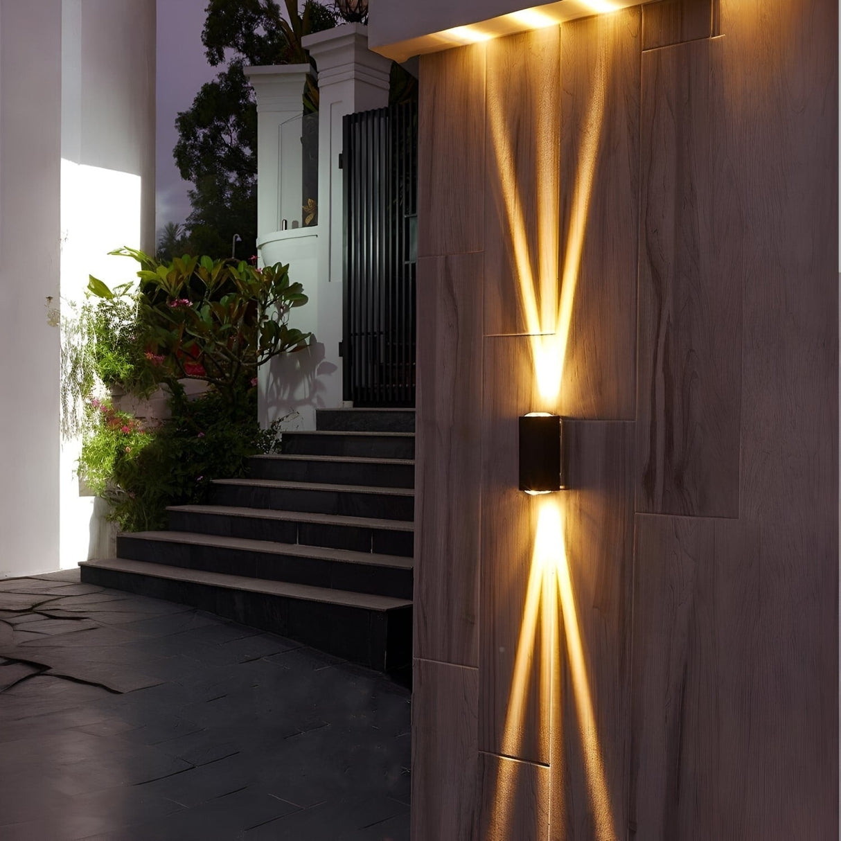 Modern LED Outdoor Beam Wall Sconce Porch Light