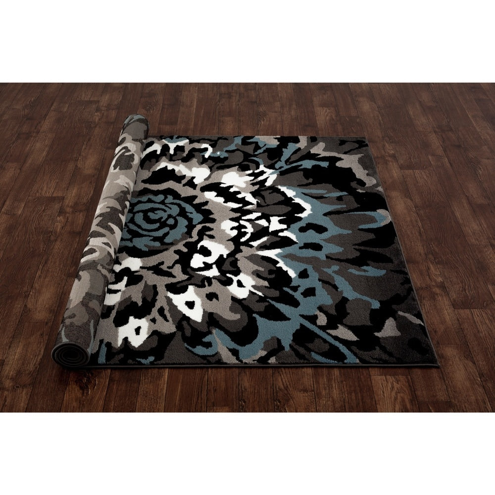 World Rug Gallery Modern Large Floral Area Rug