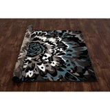 World Rug Gallery Modern Large Floral Area Rug