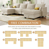 Modern Large U-Shape Modular Sectional Sofa with Reversible Chaise