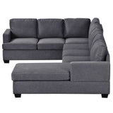 Modern Large Upholstered U-Shape Sectional Sofa