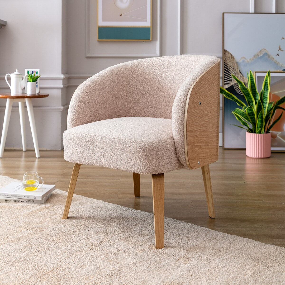 Modern Leisure single chair Upholstered living room chair
