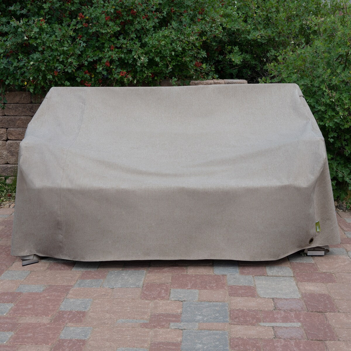 Modern Leisure® Garrison Loveseat Cover, Waterproof, 66"L x 40"W x 39"H, Sandstone