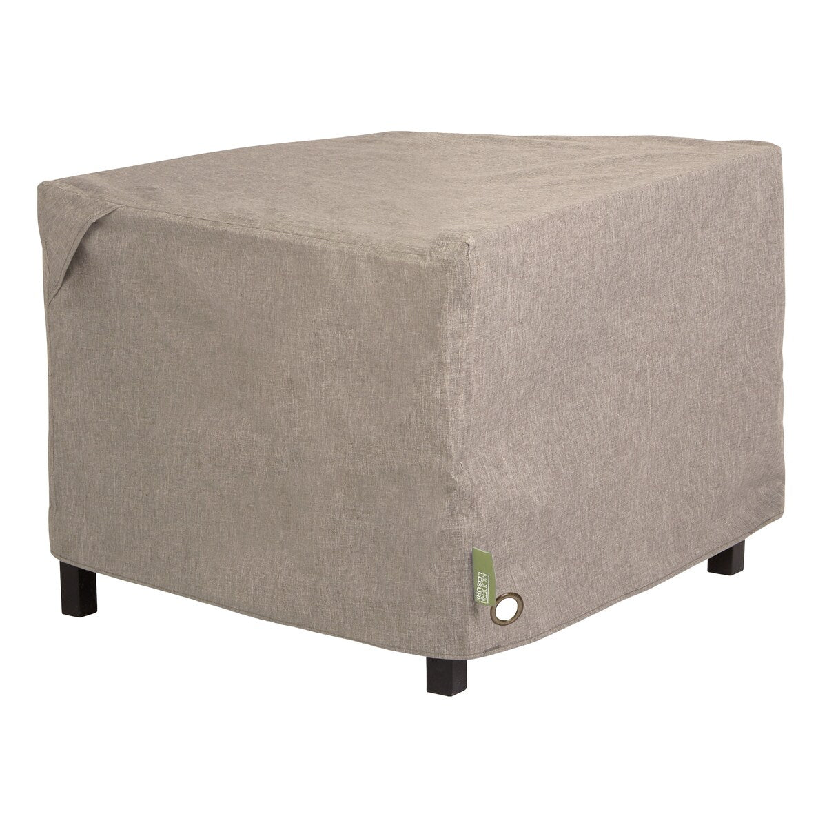 Modern Leisure® Garrison Square Fire Pit Table Cover, Waterproof, 42" Square x 22"H, Sandstone