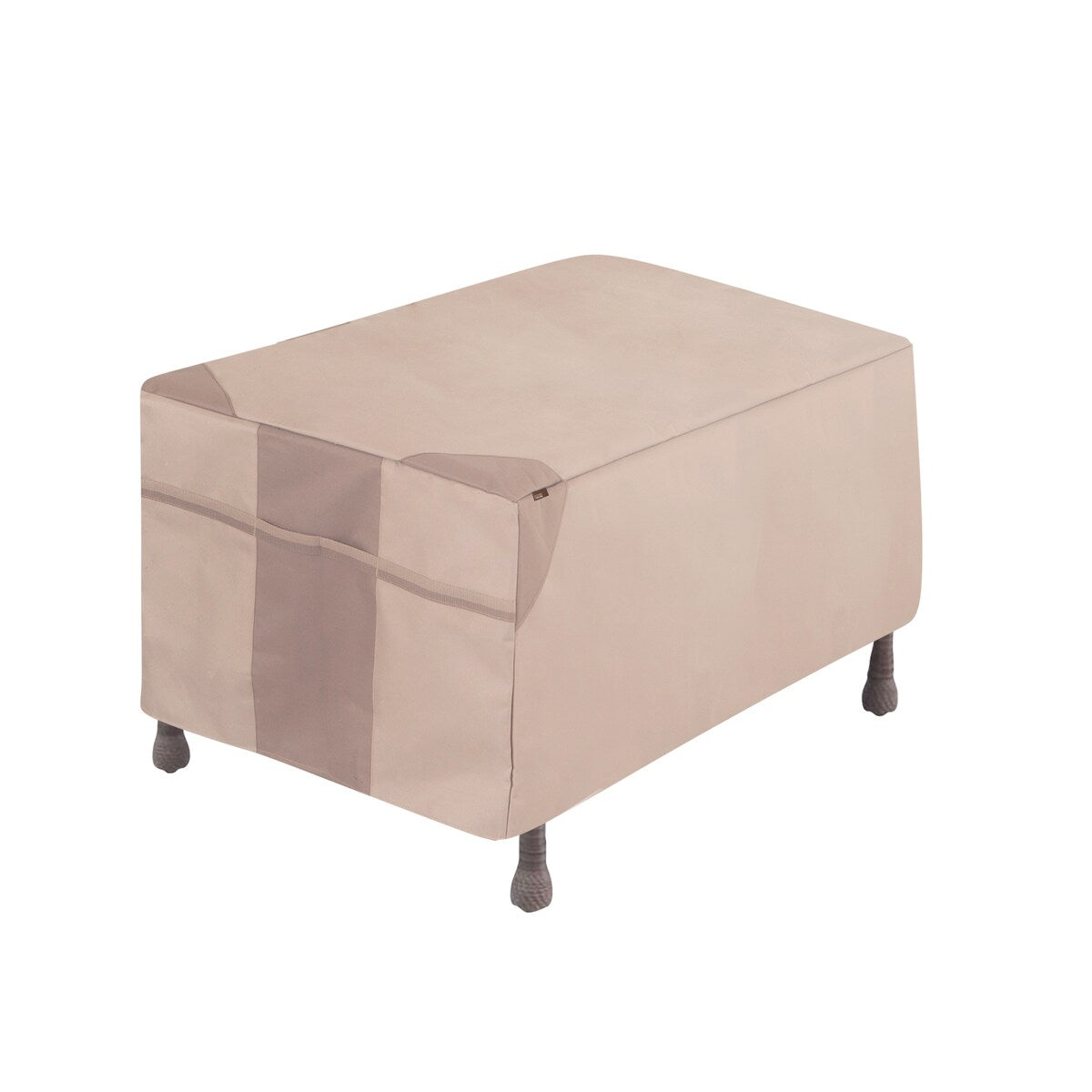 Modern Leisure® Monterey Patio Ottoman Cover, 32"L x 22"W x 17"H, Beige