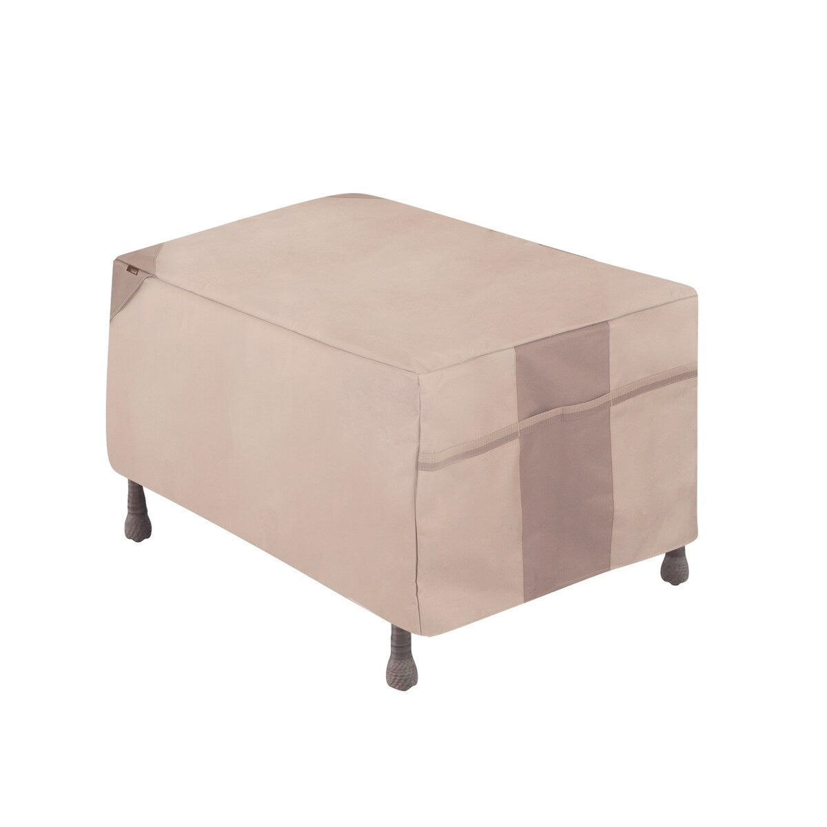 Modern Leisure® Monterey Patio Ottoman Cover, 32"L x 22"W x 17"H, Beige