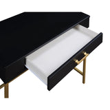 Modern Life Desk with Gold Metal Legs