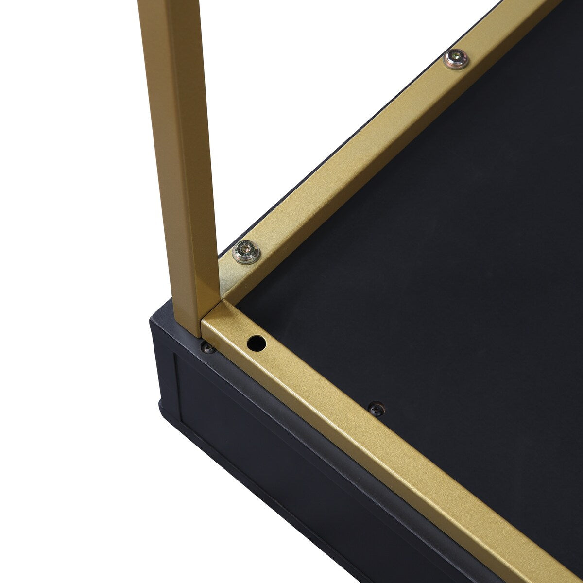 Modern Life Desk with Gold Metal Legs