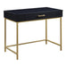 Modern Life Desk with Gold Metal Legs