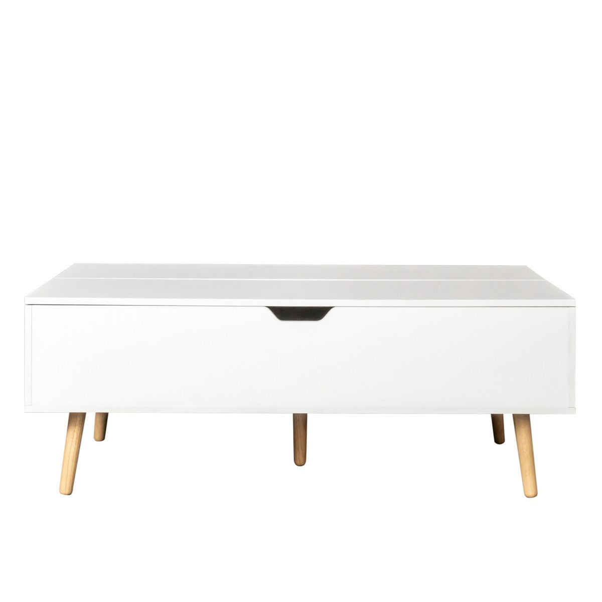 Modern Lift Top Coffee Table with Storage Drawers for Living Room
