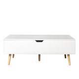 Modern Lift Top Coffee Table with Storage Drawers for Living Room