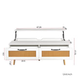Modern Lift Top Coffee Table with Storage Drawers for Living Room