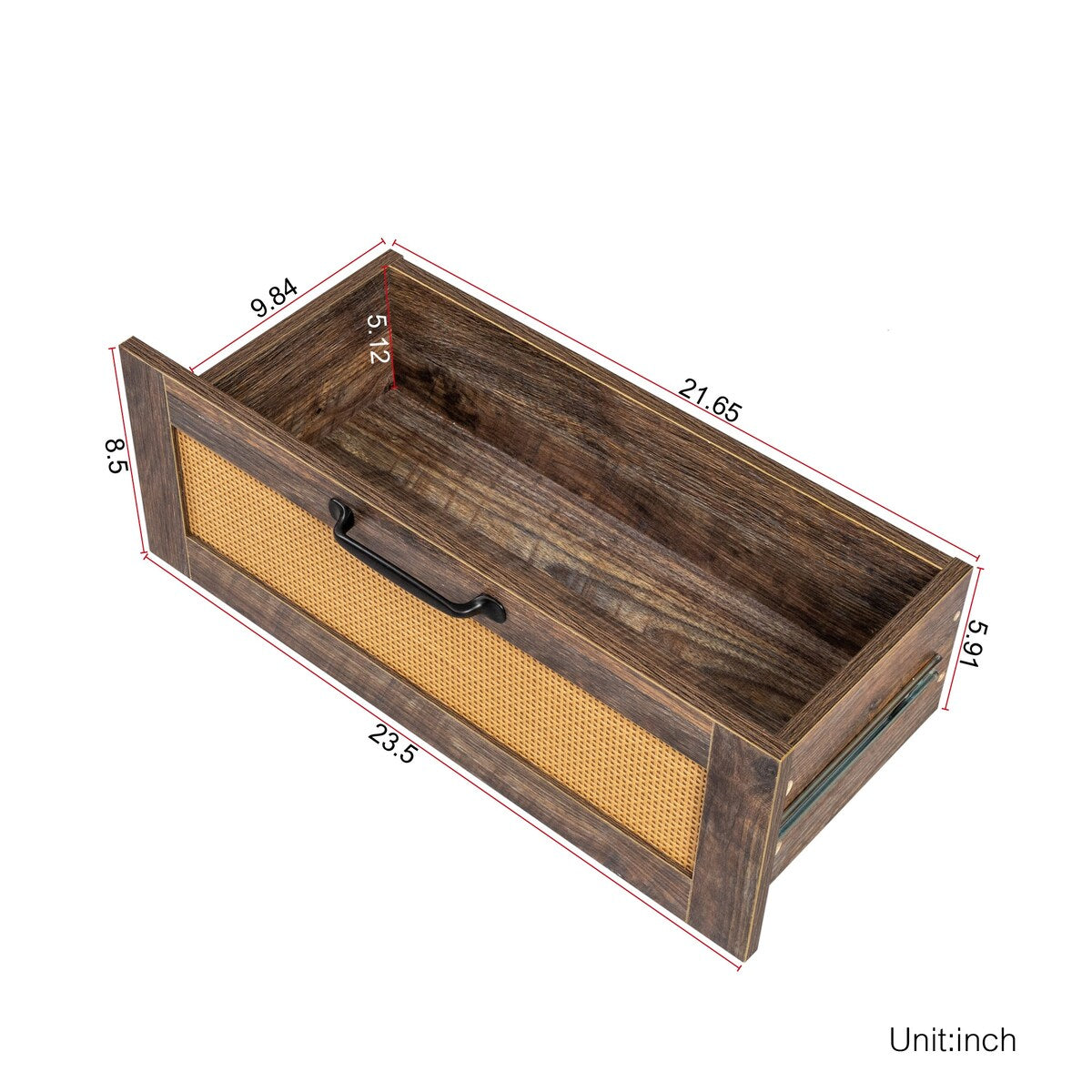 Modern Lift Top Coffee Table with Storage Drawers for Living Room