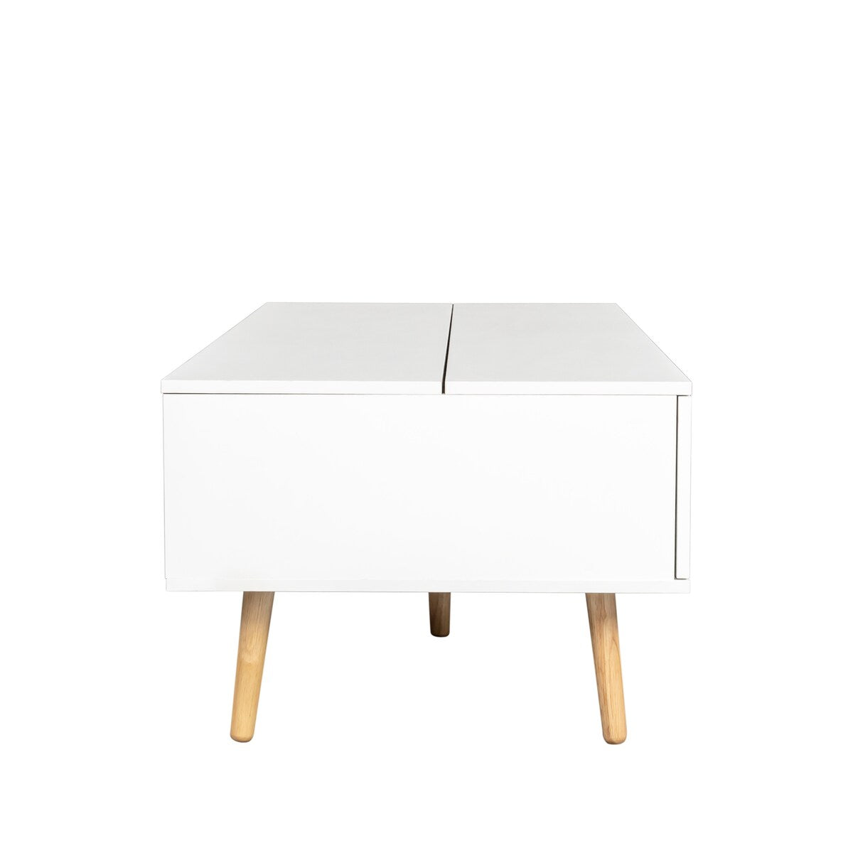 Modern Lift Top Coffee Table with Storage Drawers for Living Room