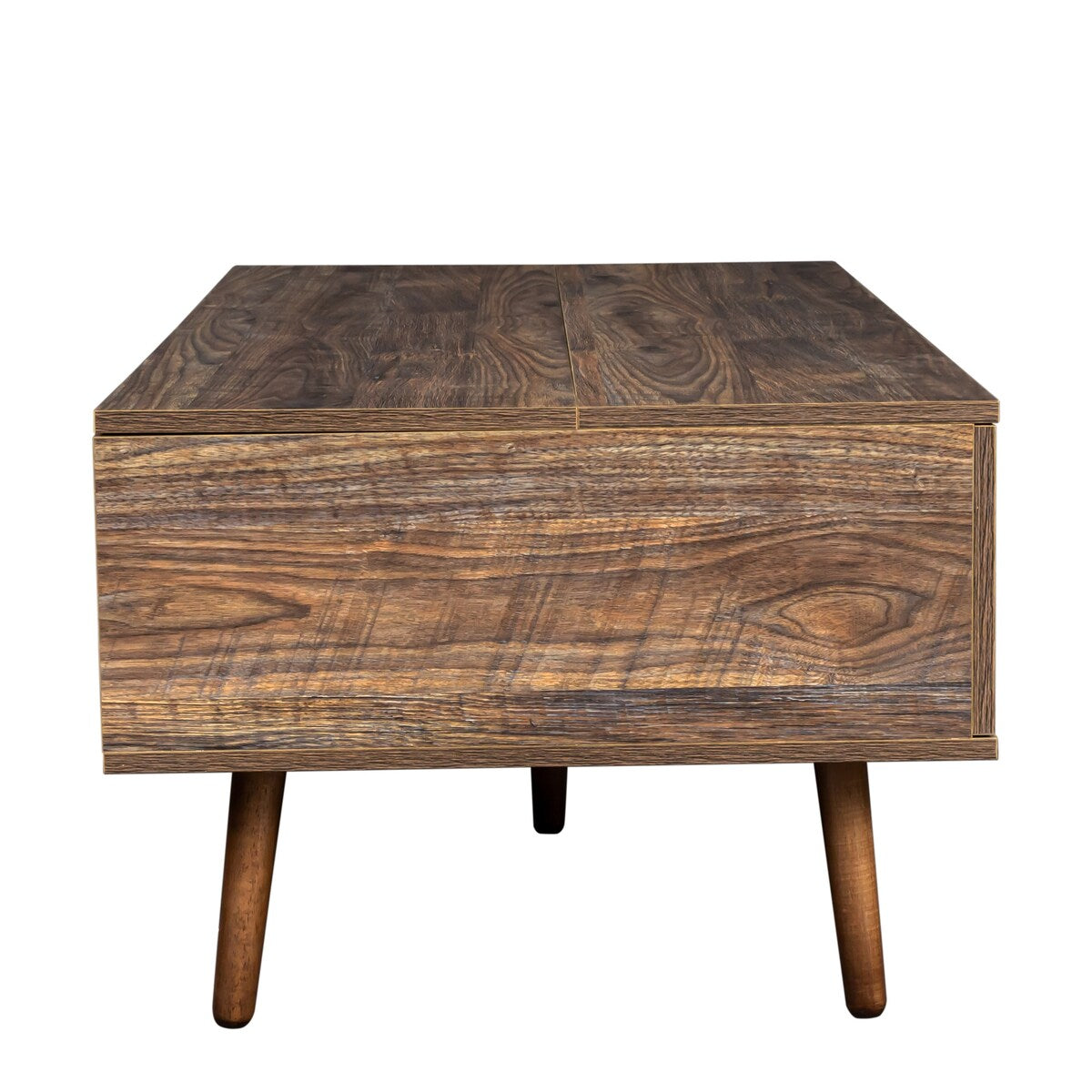 Modern Lift Top Coffee Table with Storage Drawers for Living Room