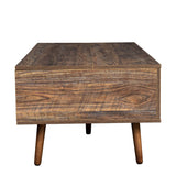 Modern Lift Top Coffee Table with Storage Drawers for Living Room