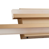 Modern Linear LED Bathroom Vanity Light Fixture with Acrylic Shade