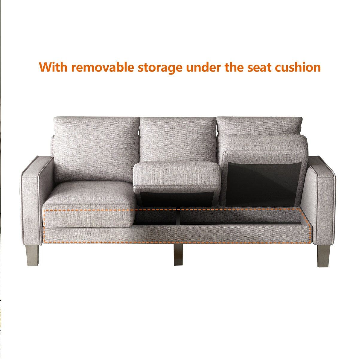 Modern Living Room Furniture Sofa in Fabric