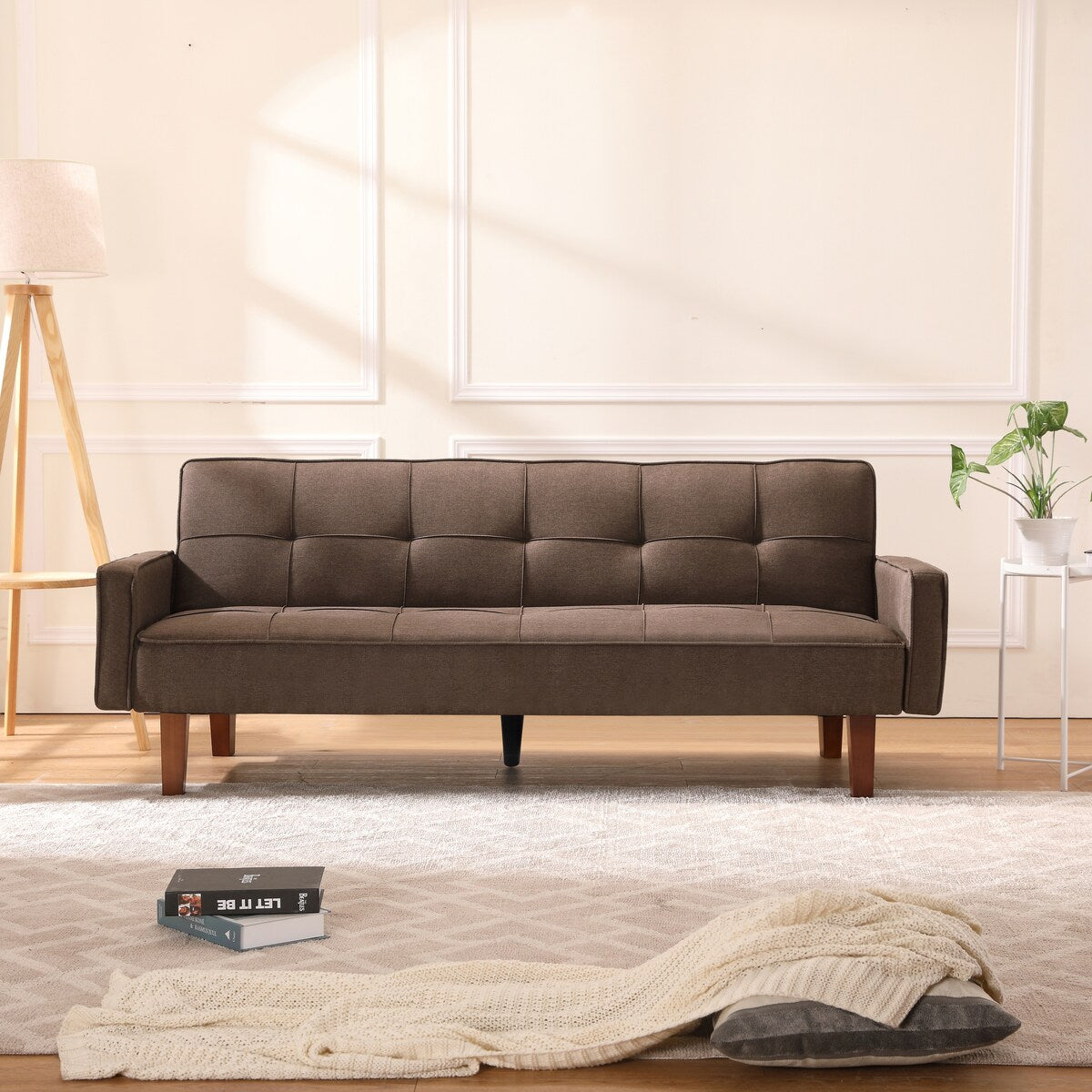 Modern Living Room Sofa Bed, Convertible, Durable