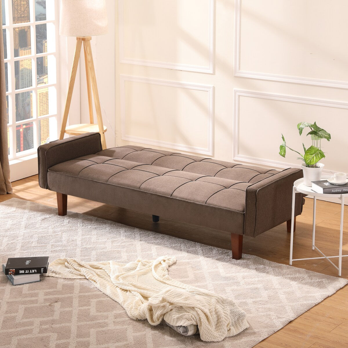 Modern Living Room Sofa Bed, Convertible, Durable