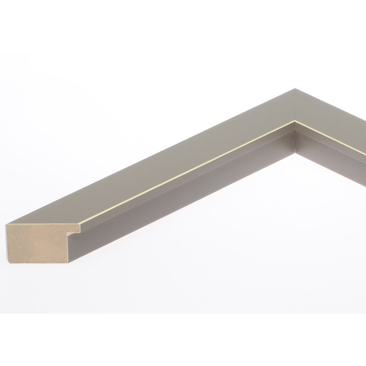 Modern Matte Gray Mirror