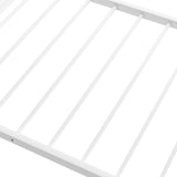 Modern Metal Bunk Bed, Low Bunk Bed with Ladder
