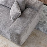 Modern Minimalist Style Couch, Upholstered Sleeper Sofa for Living Room, Bedroom, Salon