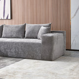 Modern Minimalist Style Couch, Upholstered Sleeper Sofa for Living Room, Bedroom, Salon
