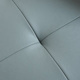 Modern Modular Real Leather Sectional Sofa Couch Button Tufted Seat Cushion for Living room, Apartment & Office, Beige