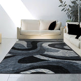 Modern Multicolored Area Rug Carpet - 5' x 8'