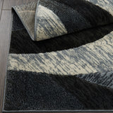 Modern Multicolored Area Rug Carpet - 5' x 8'
