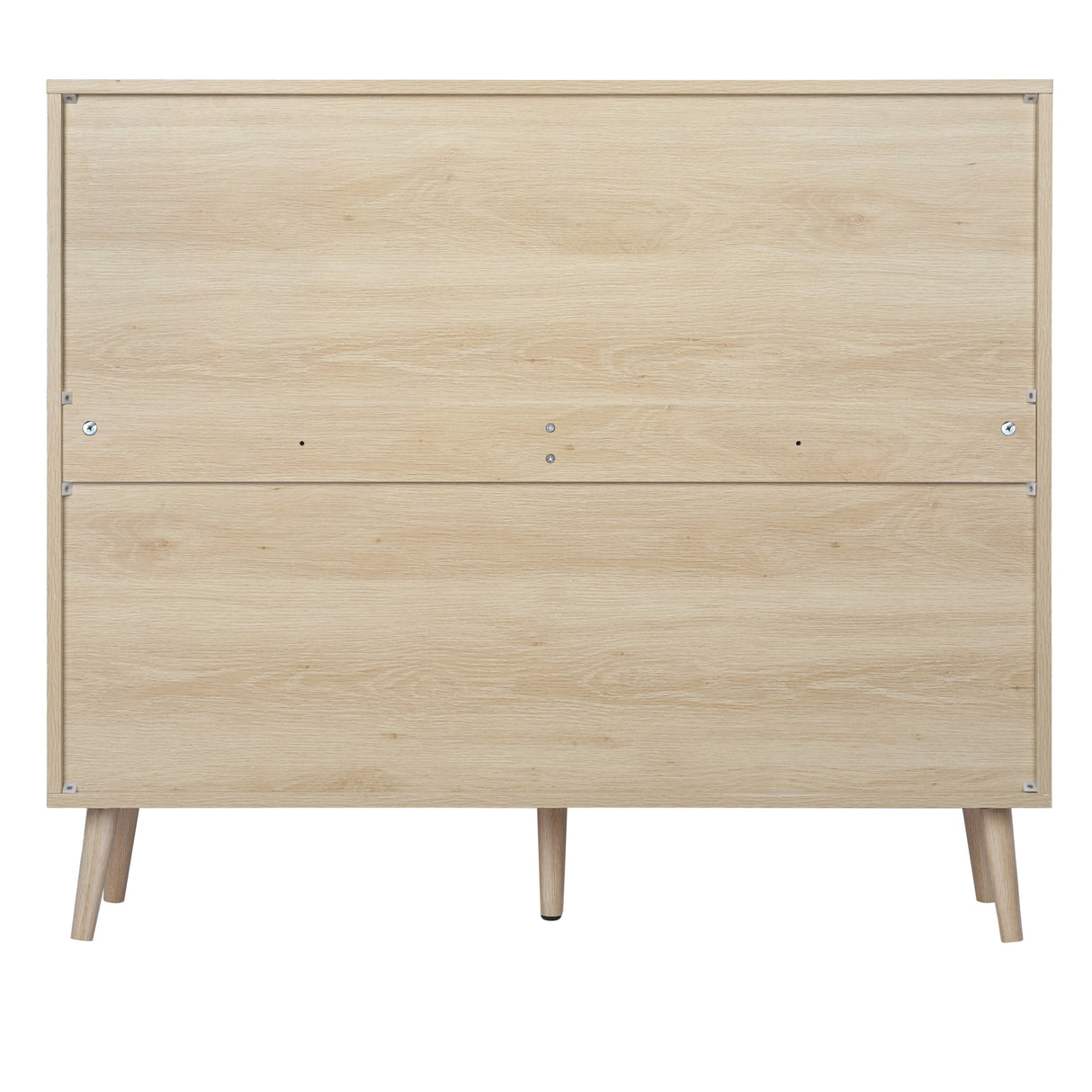 Modern Natural Rattan Shoe Rack Storage Cabinet for Entryway