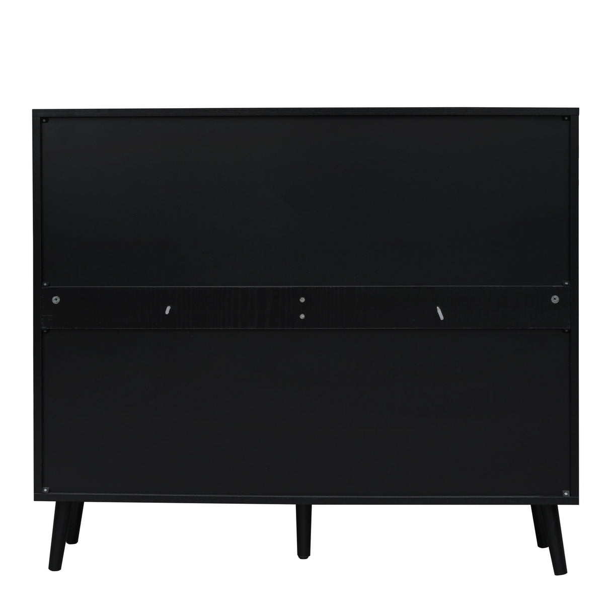 Modern Natural Rattan Shoe Rack Storage Cabinet for Entryway